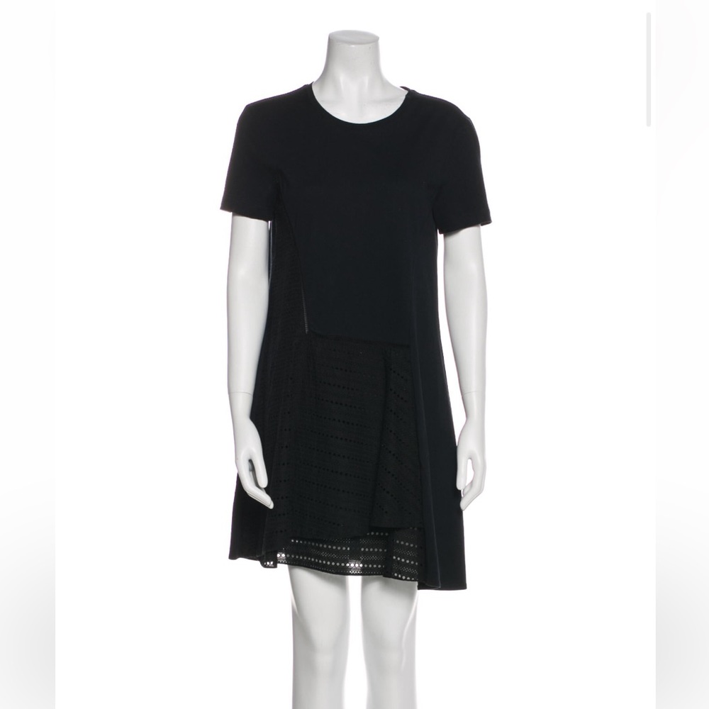 Thakoon black cotton mini dress small